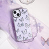 iPhone 15 Plus Butterfly Kiss Glitter Phone Case - CORECOLOUR AU