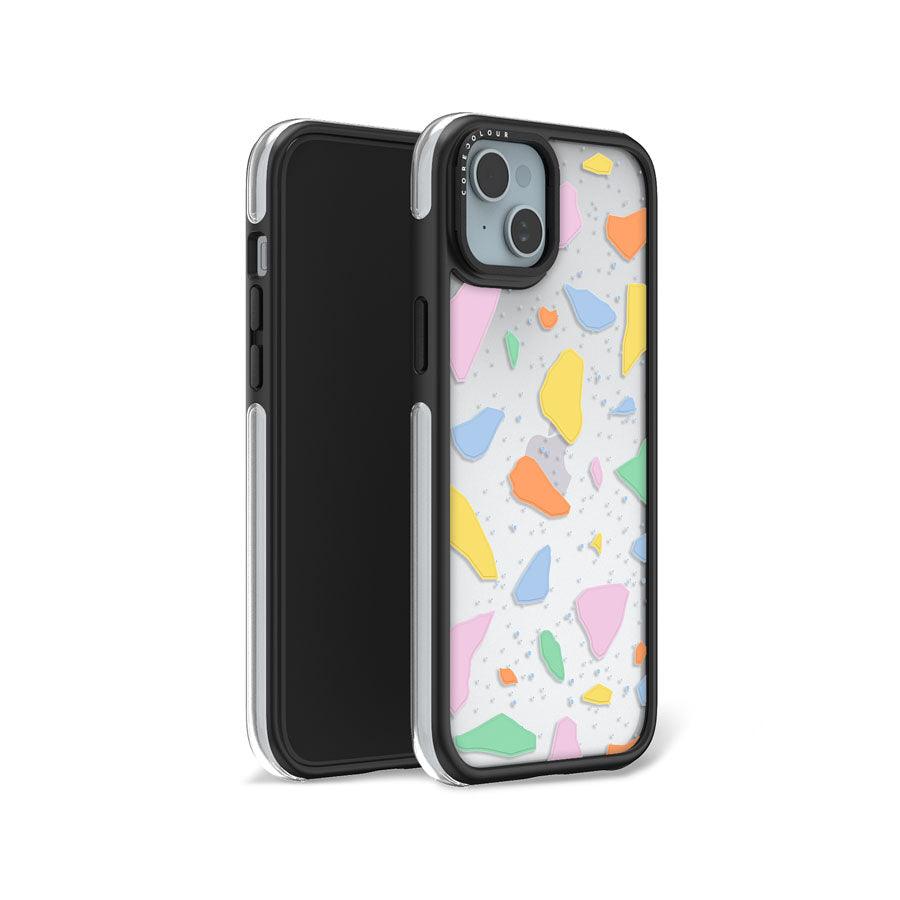 iPhone 15 Plus Candy Rock Camera Ring Kickstand Case - CORECOLOUR AU