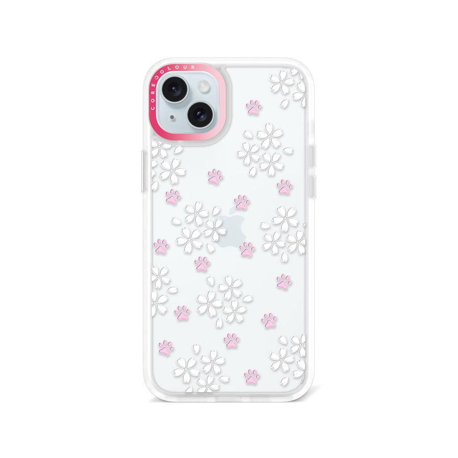 iPhone 15 Plus Cherry Blossom Paw Phone Case - CORECOLOUR AU