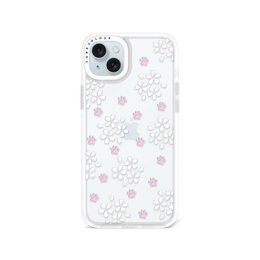 iPhone 15 Plus Cherry Blossom Paw Phone Case - CORECOLOUR AU