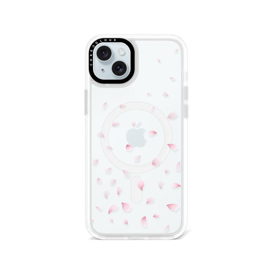 iPhone 15 Plus Cherry Blossom Petals Phone Case MagSafe Compatible - CORECOLOUR AU