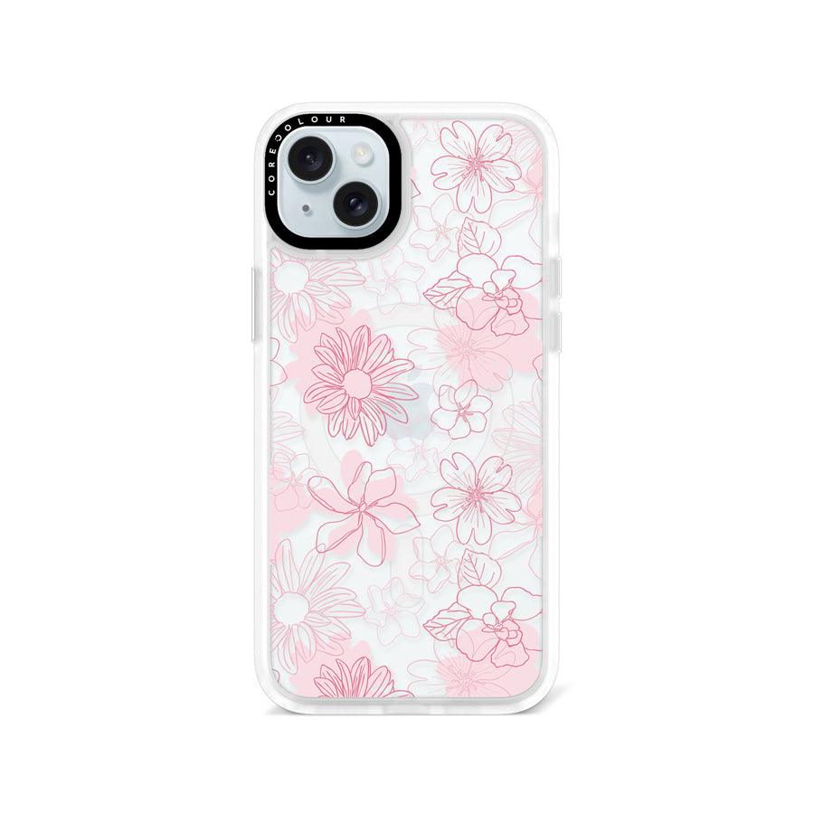 iPhone 15 Plus Cherry Blossom Pink Phone Case MagSafe Compatible - CORECOLOUR AU