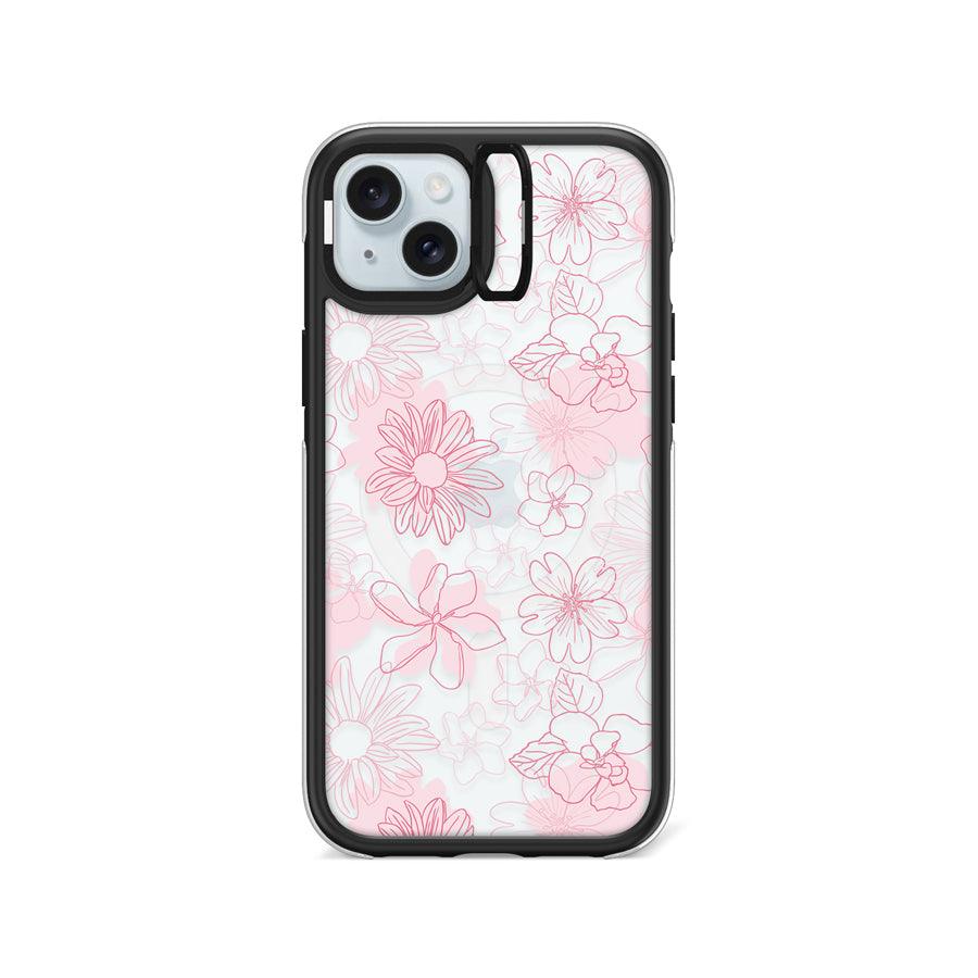 iPhone 15 Plus Cherry Blossom Pink Ring Kickstand Case MagSafe Compatible - CORECOLOUR AU