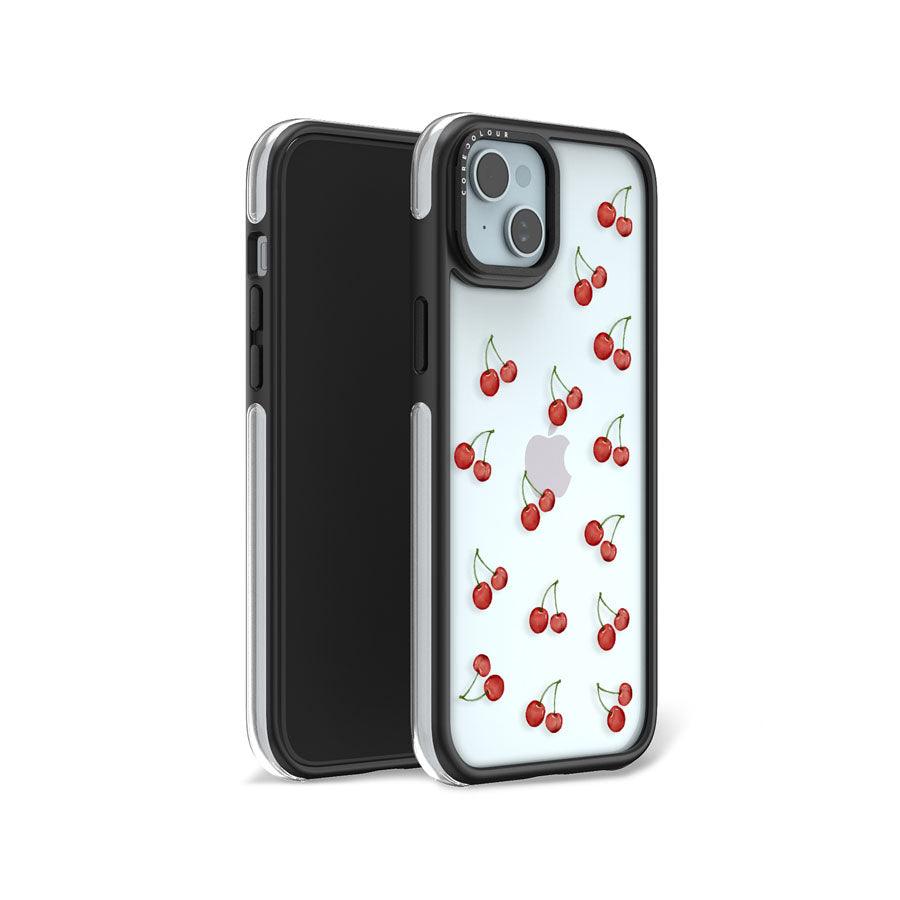 iPhone 15 Plus Cherry Mini Camera Ring Kickstand Case - CORECOLOUR AU