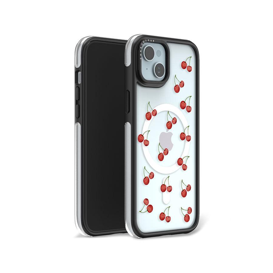 iPhone 15 Plus Cherry Mini Ring Kickstand Case MagSafe Compatible - CORECOLOUR AU