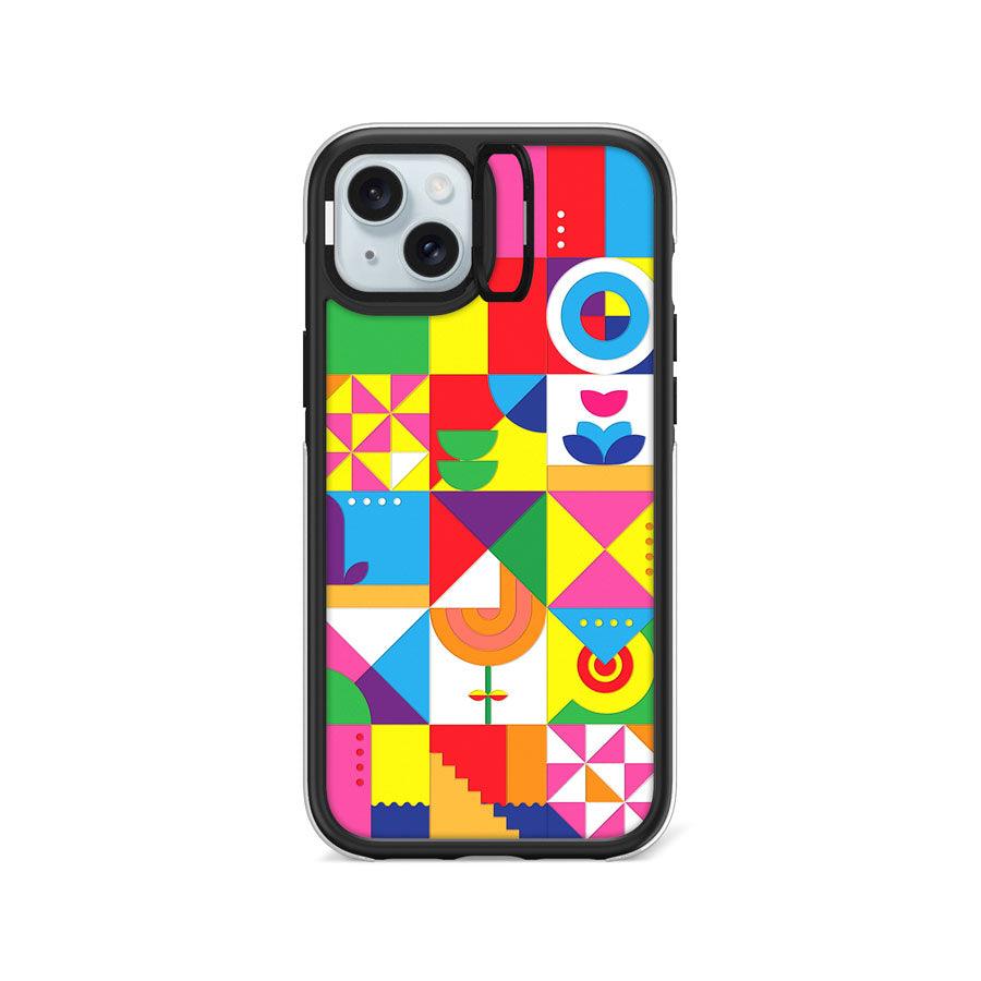 iPhone 15 Plus Colours of Wonder Camera Ring Kickstand Case - CORECOLOUR AU