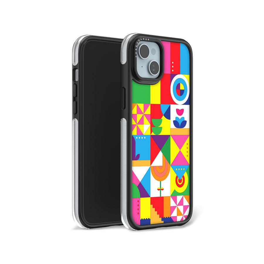 iPhone 15 Plus Colours of Wonder Camera Ring Kickstand Case - CORECOLOUR AU