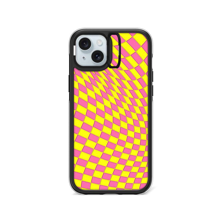 iPhone 15 Plus Coral Glow Camera Ring Kickstand Case - CORECOLOUR AU