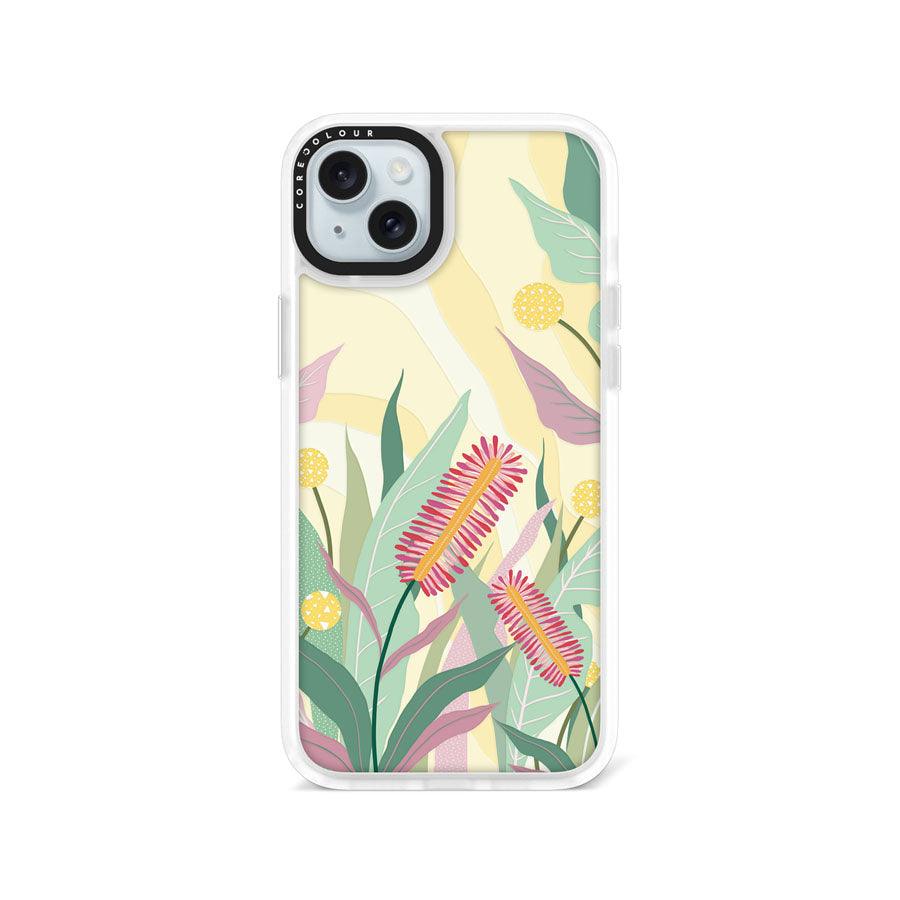 iPhone 15 Plus Crimson Bottlebrush Phone Case - CORECOLOUR AU