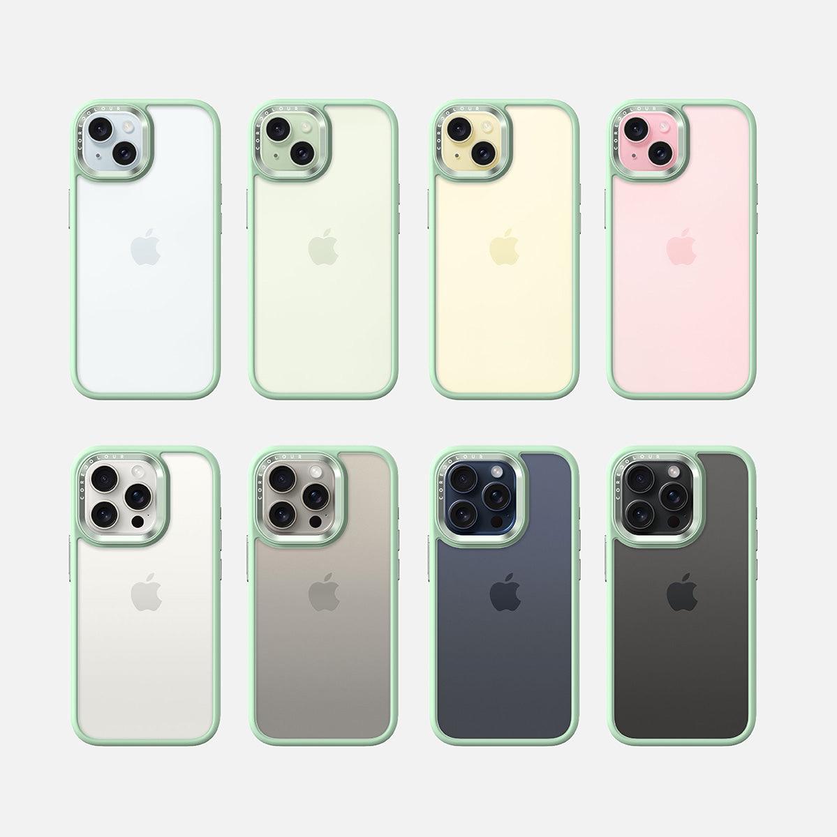 iPhone 15 Plus Hint Of Mint Clear Phone Case - CORECOLOUR AU