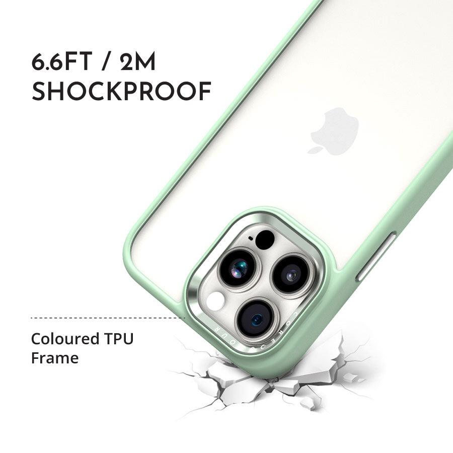 iPhone 15 Plus Hint Of Mint Clear Phone Case - CORECOLOUR AU