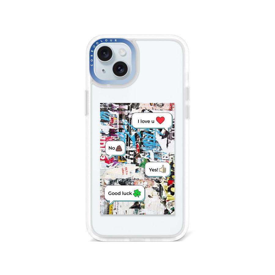 iPhone 15 Plus I Love U Dialogue Phone Case MagSafe Compatible - CORECOLOUR AU