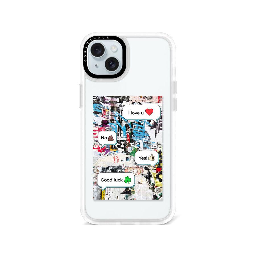 iPhone 15 Plus I Love U Dialogue Phone Case MagSafe Compatible - CORECOLOUR AU