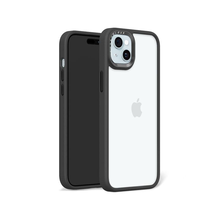 iPhone 15 Plus Jet Black Clear Phone Case - CORECOLOUR AU