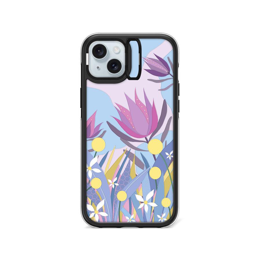 iPhone 15 Plus King Protea Camera Ring Kickstand Case - CORECOLOUR AU