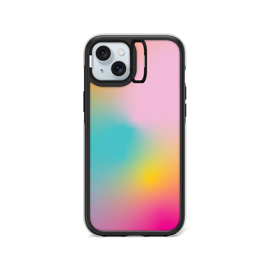iPhone 15 Plus Luminous Swirl Camera Ring Kickstand Case - CORECOLOUR AU