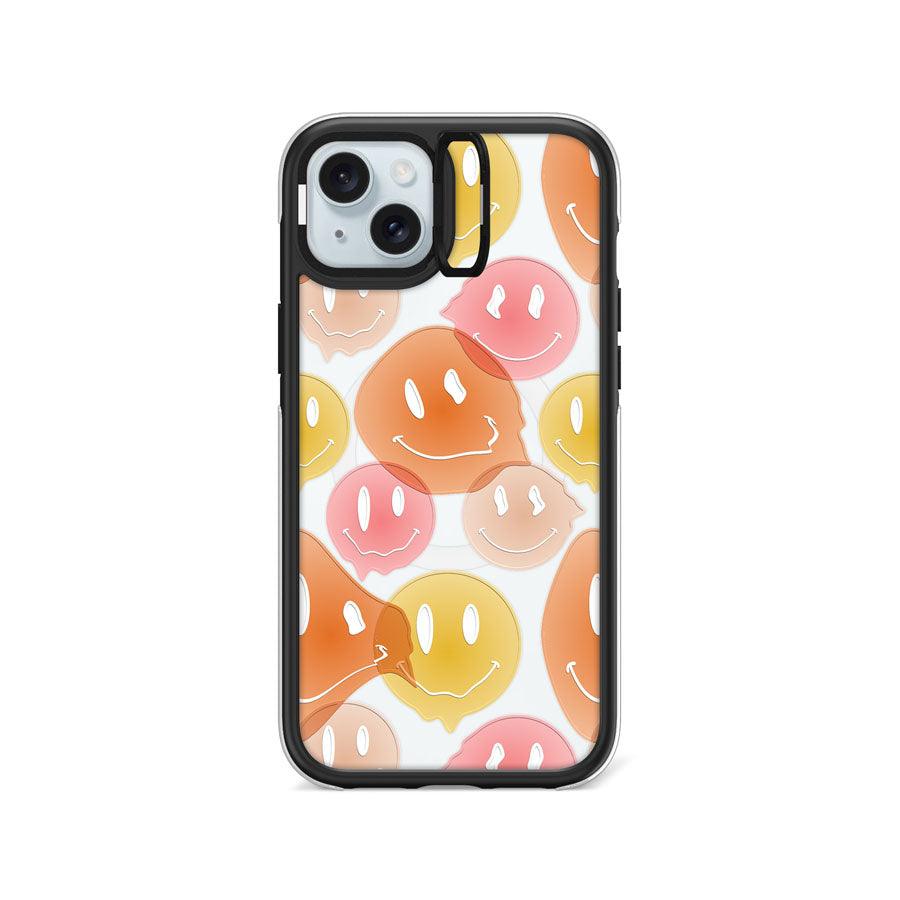 iPhone 15 Plus Melting Smile Ring Kickstand Case MagSafe Compatible - CORECOLOUR AU
