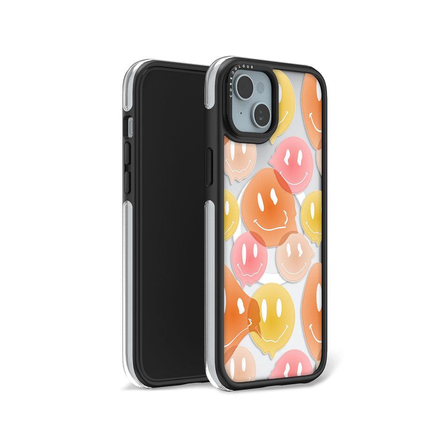 iPhone 15 Plus Melting Smile Ring Kickstand Case MagSafe Compatible - CORECOLOUR AU