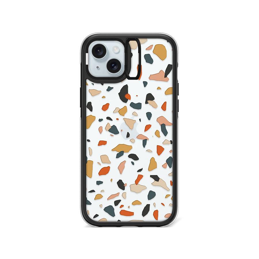 iPhone 15 Plus Mosaic Confetti Camera Ring Kickstand Case - CORECOLOUR AU