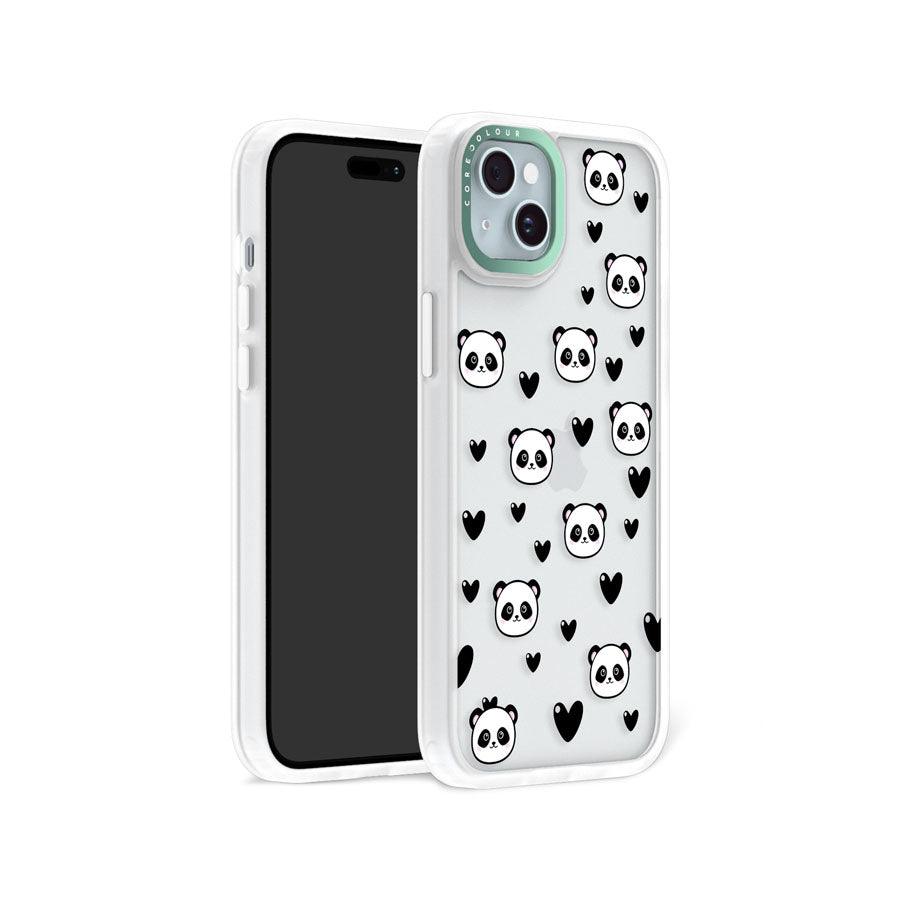 iPhone 15 Plus Panda Heart Phone Case - CORECOLOUR AU