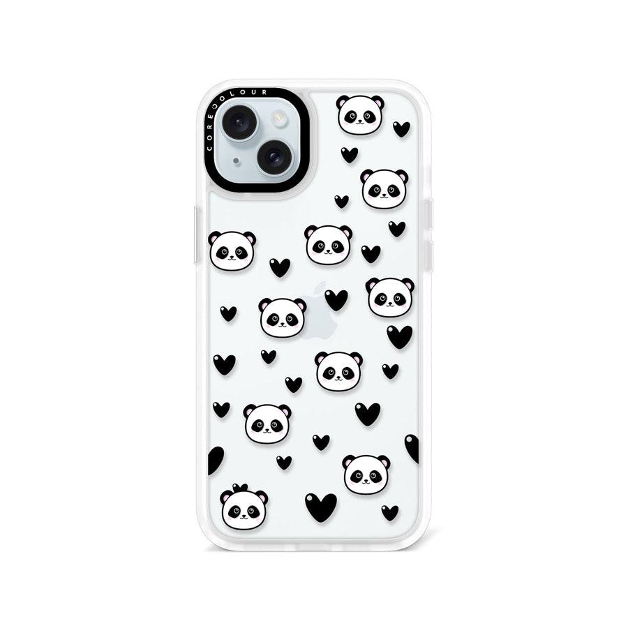 iPhone 15 Plus Panda Heart Phone Case - CORECOLOUR AU