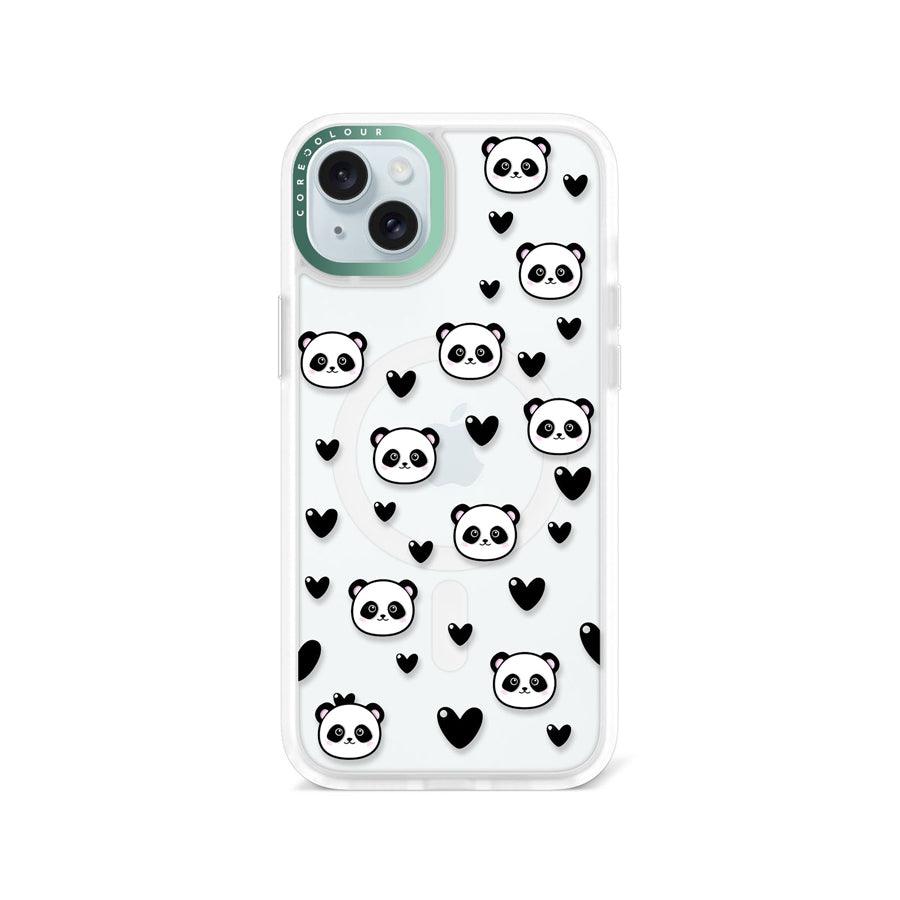 iPhone 15 Plus Panda Heart Phone Case MagSafe Compatible - CORECOLOUR AU