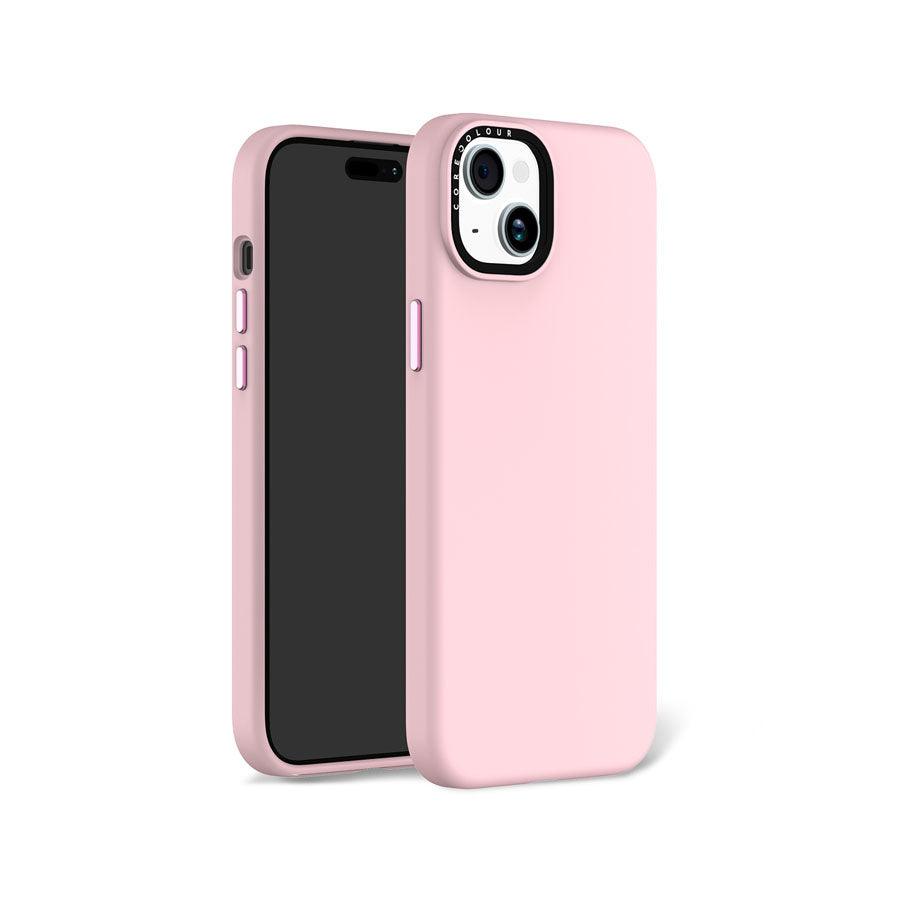 iPhone 15 Plus Pink Ballerina Silicone Phone Case Magsafe Compatible - CORECOLOUR AU