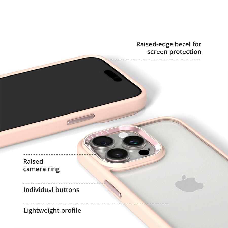 iPhone 15 Plus Pink Lemonade Clear Phone Case - CORECOLOUR AU