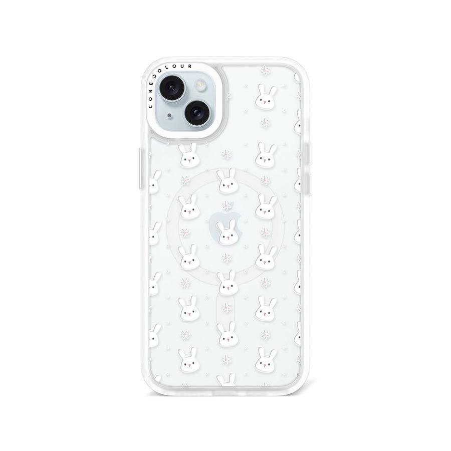 iPhone 15 Plus Rabbit and Flower Phone Case MagSafe Compatible - CORECOLOUR AU