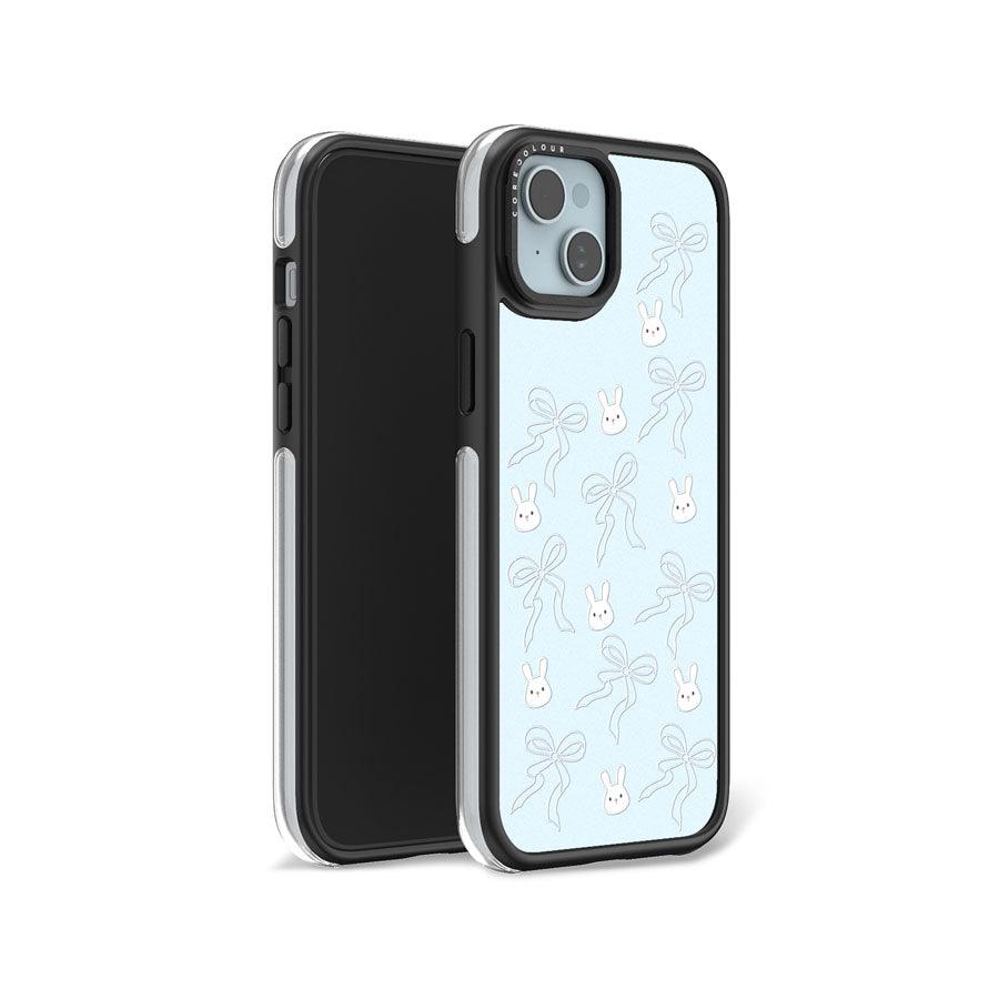 iPhone 15 Plus Rabbit and Ribbon Camera Ring Kickstand Case - CORECOLOUR AU