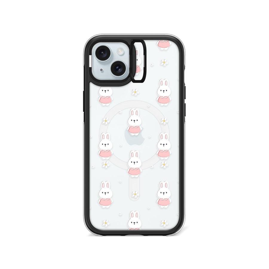iPhone 15 Plus Rabbit in Pink Ring Kickstand Case MagSafe Compatible - CORECOLOUR AU