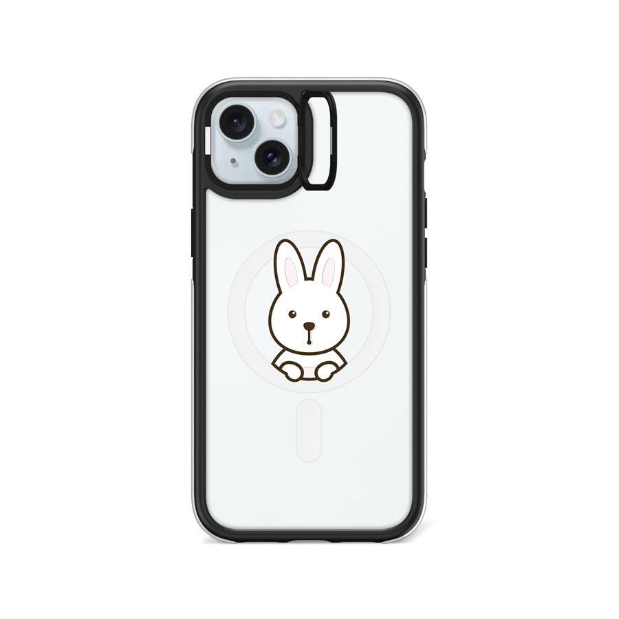 iPhone 15 Plus Rabbit is watching you Ring Kickstand Case MagSafe Compatible - CORECOLOUR AU