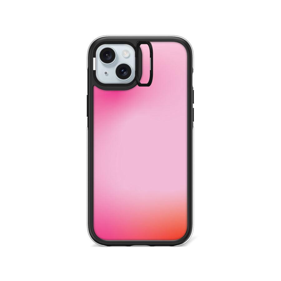 iPhone 15 Plus Rose Radiance Camera Ring Kickstand Case - CORECOLOUR AU