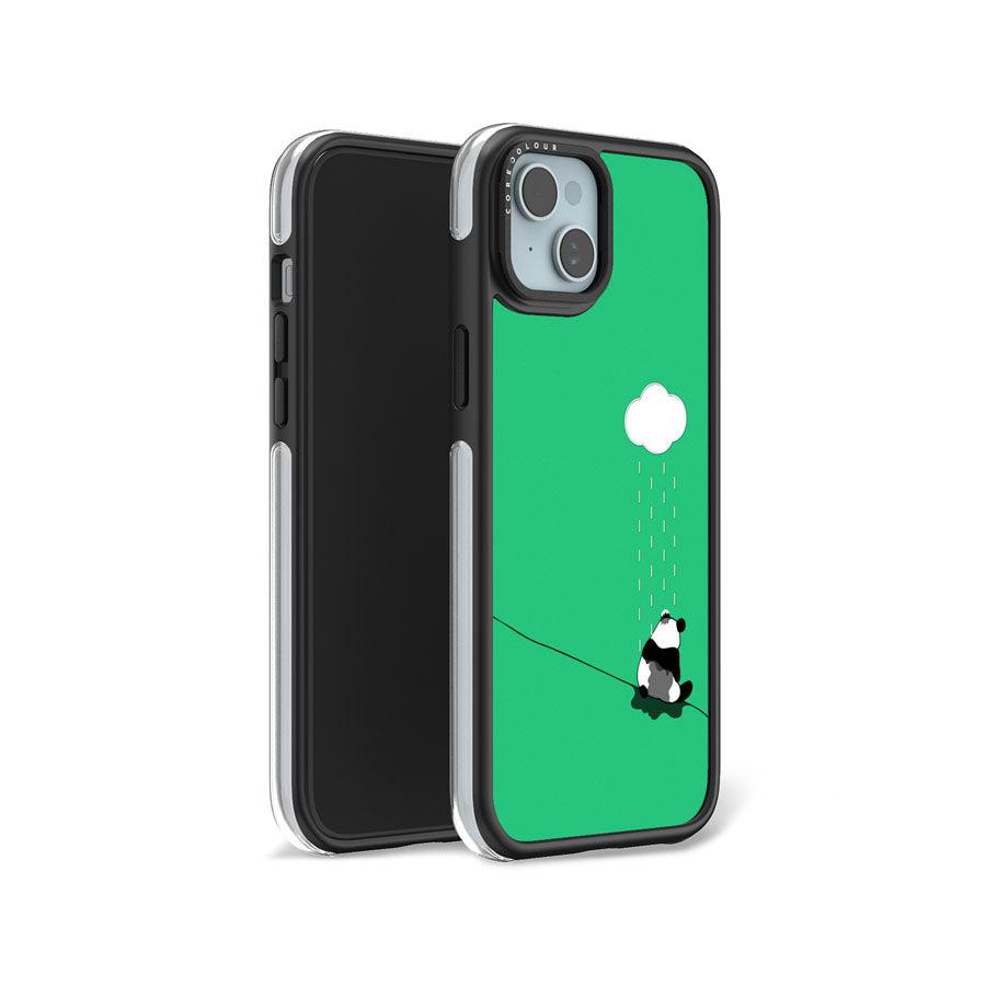 iPhone 15 Plus Sad Panda Camera Ring Kickstand Case - CORECOLOUR AU