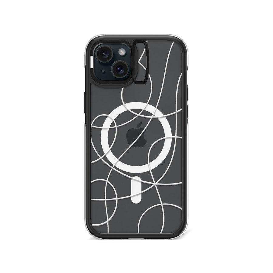 iPhone 15 Plus Seeing Squiggles Ring Kickstand Case MagSafe Compatible - CORECOLOUR AU