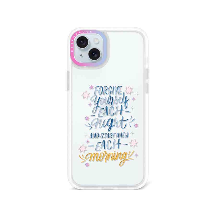 iPhone 15 Plus Start New Each Morning Phone Case - CORECOLOUR AU