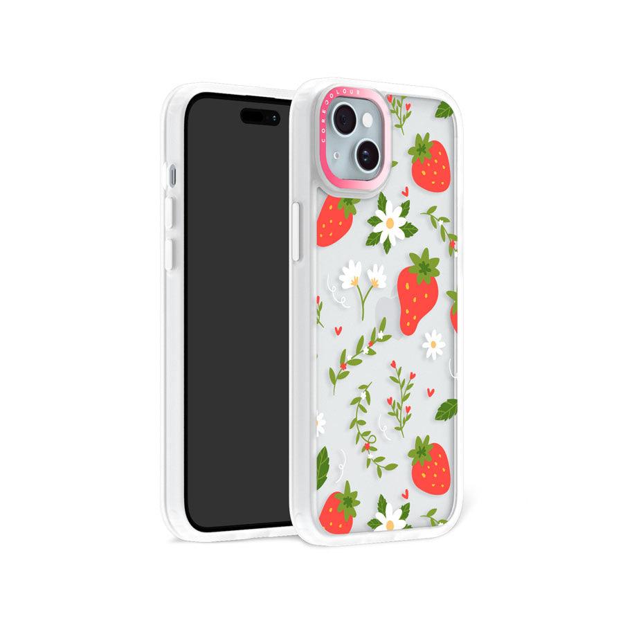 iPhone 15 Plus Strawberry Flower Phone Case - CORECOLOUR AU