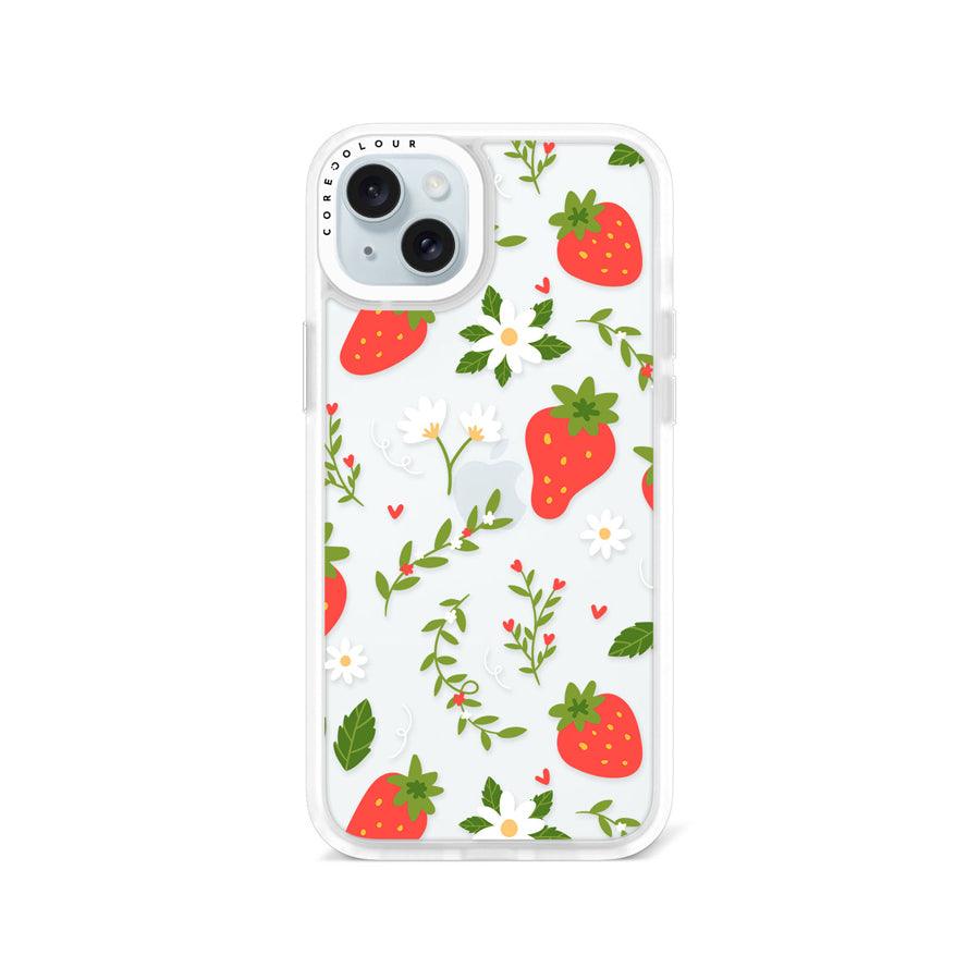 iPhone 15 Plus Strawberry Flower Phone Case - CORECOLOUR AU