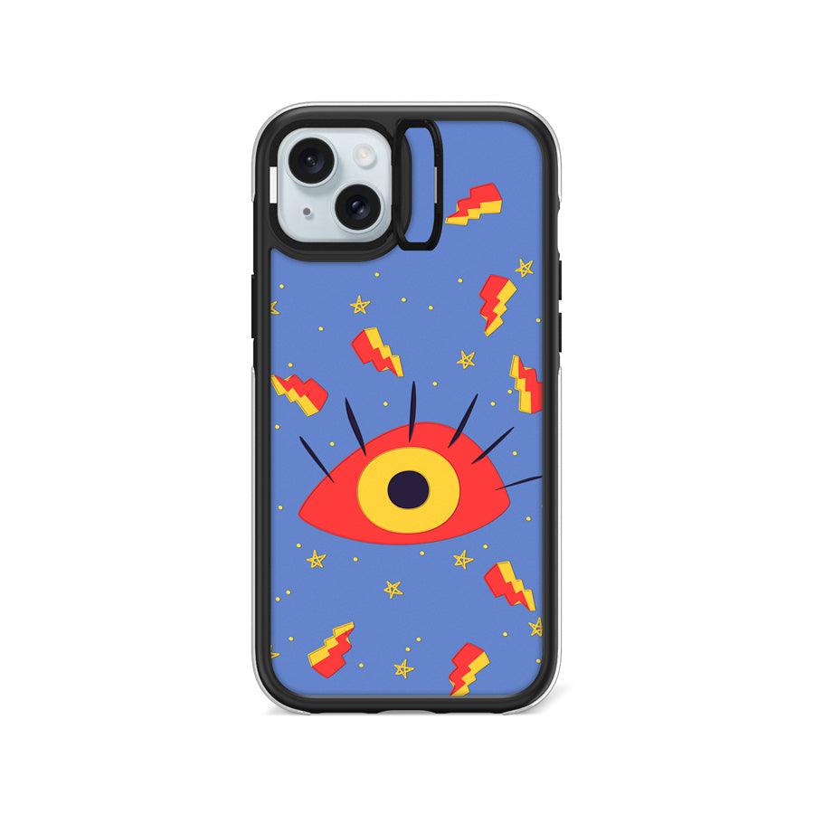 iPhone 15 Plus Thunder Eyes Ring Kickstand Case MagSafe Compatible - CORECOLOUR AU