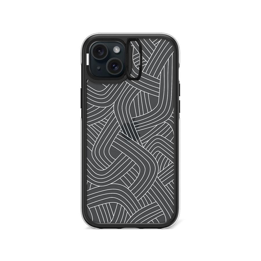 iPhone 15 Plus Timeless Trace Camera Ring Kickstand Case - CORECOLOUR AU