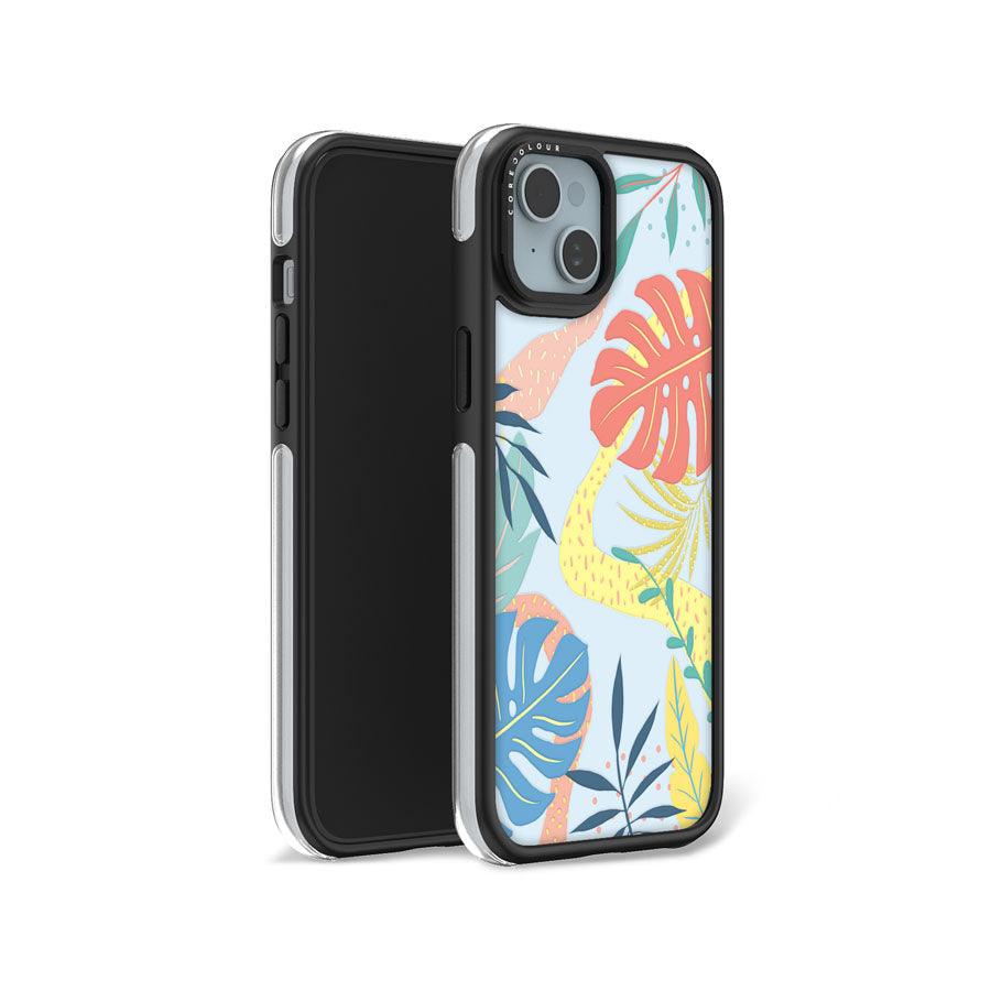 iPhone 15 Plus Tropical Summer III Camera Ring Kickstand Case - CORECOLOUR AU