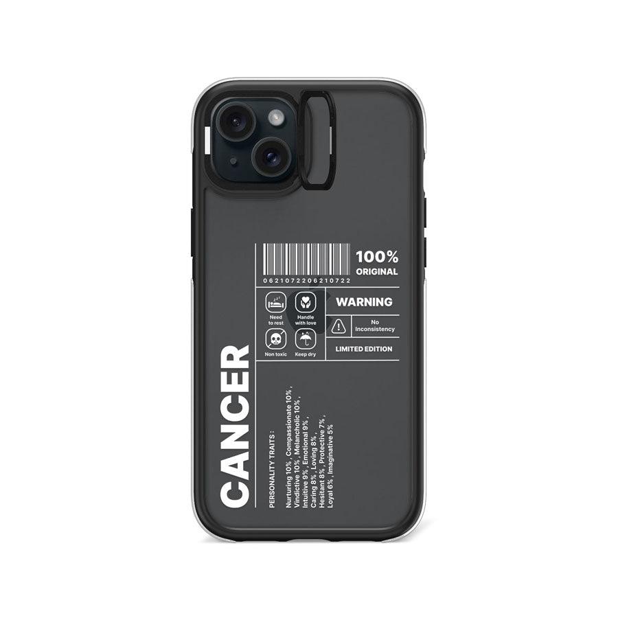 iPhone 15 Plus Warning Cancer Camera Ring Kickstand Case - CORECOLOUR AU