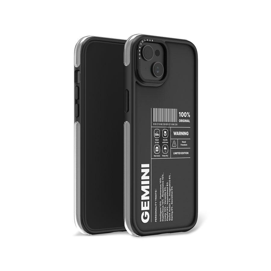iPhone 15 Plus Warning Gemini Camera Ring Kickstand Case - CORECOLOUR AU