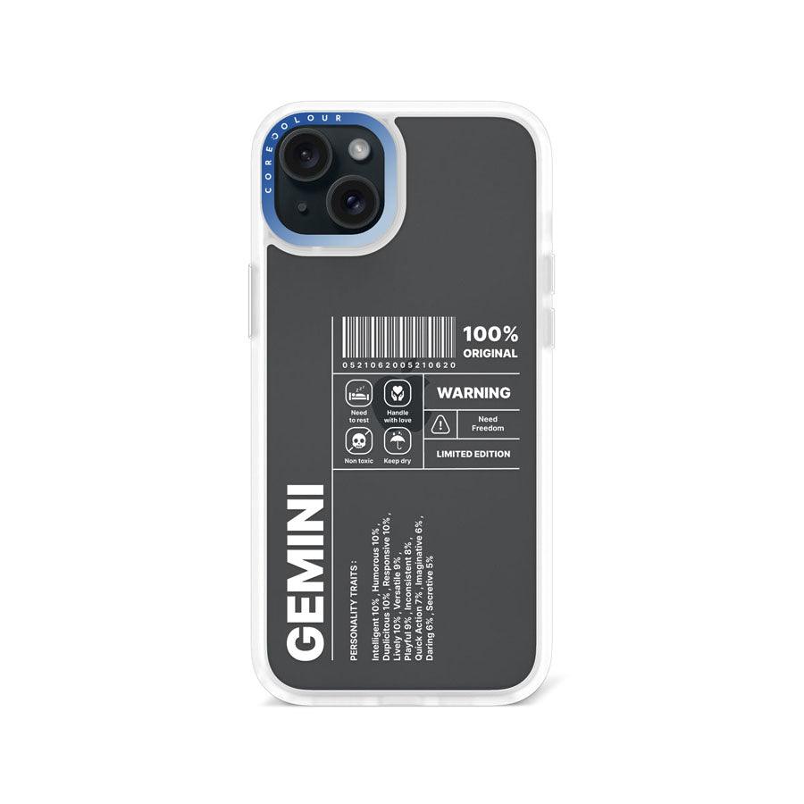 iPhone 15 Plus Warning Gemini Phone Case - CORECOLOUR AU