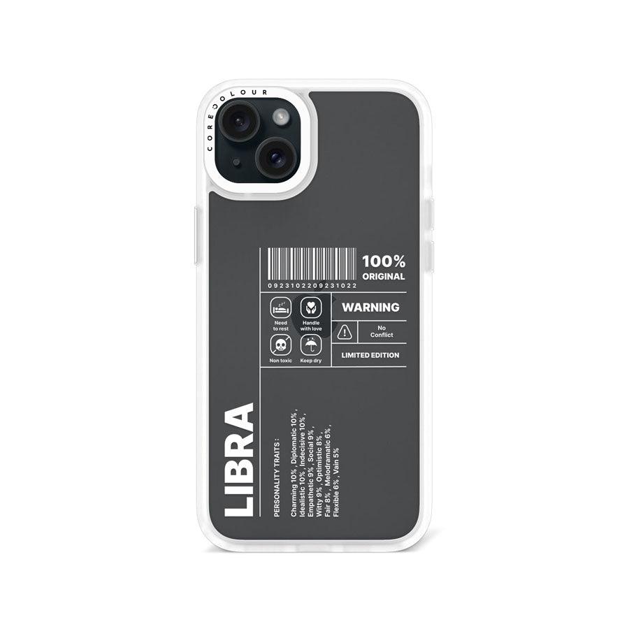 iPhone 15 Plus Warning Libra Phone Case - CORECOLOUR AU