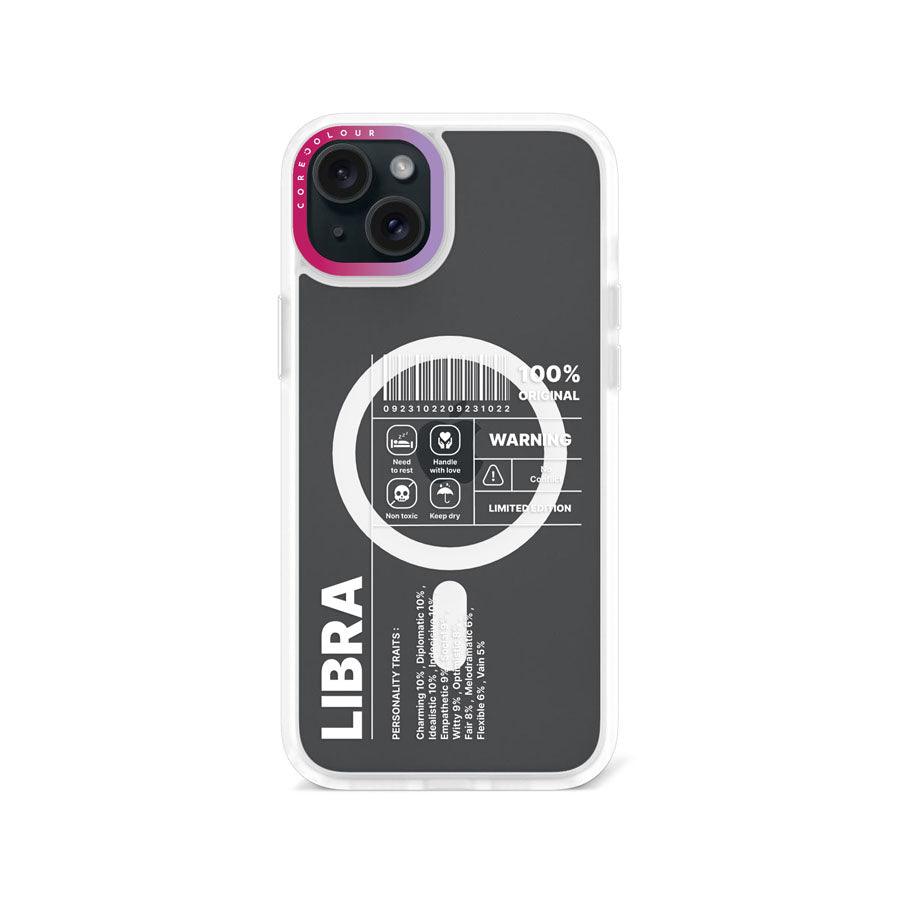 iPhone 15 Plus Warning Libra Phone Case MagSafe Compatible - CORECOLOUR AU