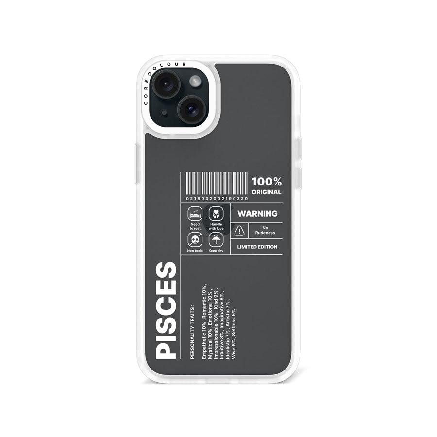iPhone 15 Plus Warning Pisces Phone Case - CORECOLOUR AU