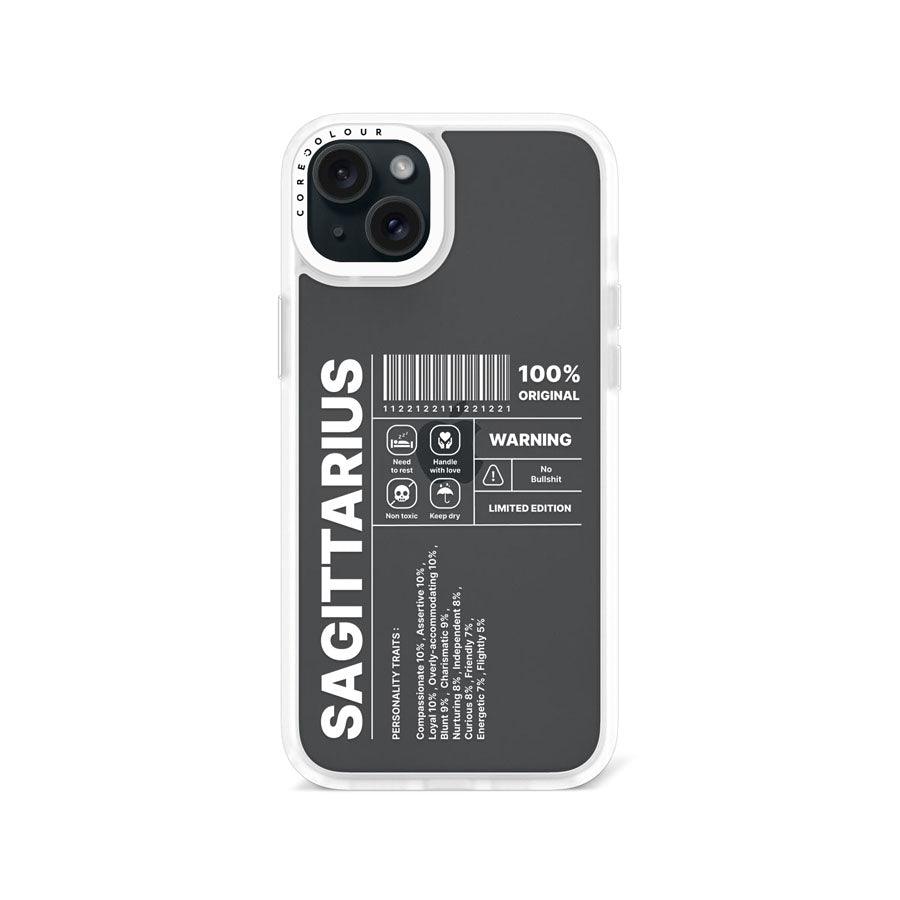 iPhone 15 Plus Warning Sagittarius Phone Case - CORECOLOUR AU