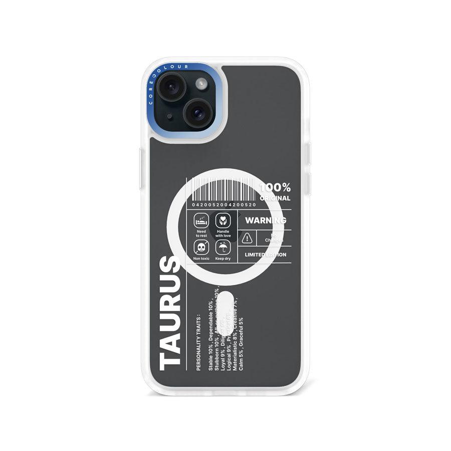 iPhone 15 Plus Warning Taurus Phone Case MagSafe Compatible - CORECOLOUR AU