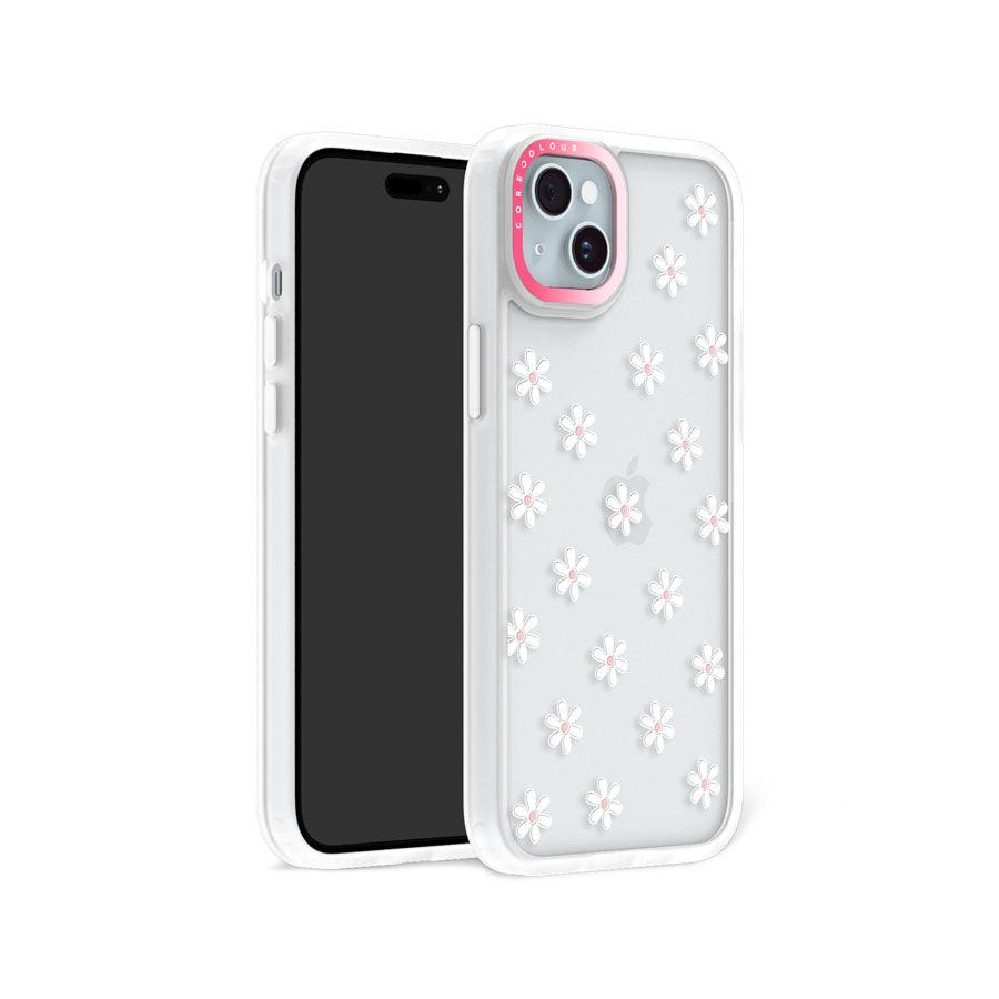 iPhone 15 Plus White Flower Mini Phone Case - CORECOLOUR AU